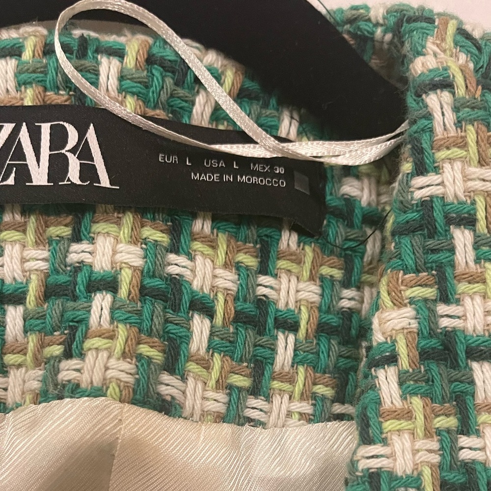 ZARA Textured Double Breasted Blazer - Picture 14 of 16